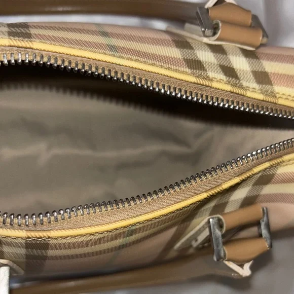 Burberry Pink Nova Check Satchel - Picture 14 of 16